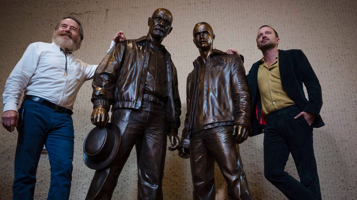 Breaking Bad statues shine light on actors, US city of Albuquerque