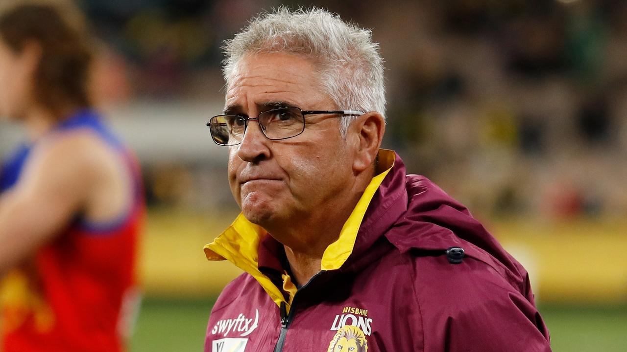 Brisbane Lions loss to Richmond, MCG losing streak, Chris Fagan press conference, why was Darcy Fort sub, Zac Bailey injury