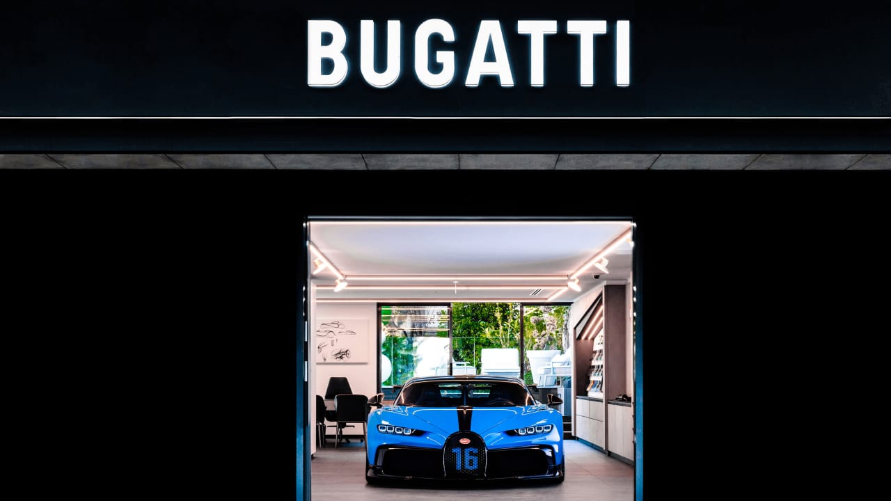 Bugatti unveils new logo as it changes gear to become a luxury brand