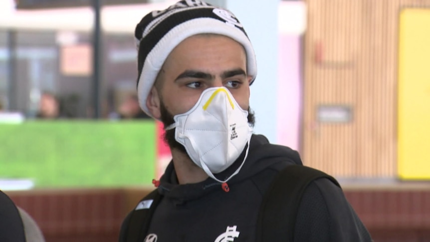 Adam Saad at Adelaide Airport