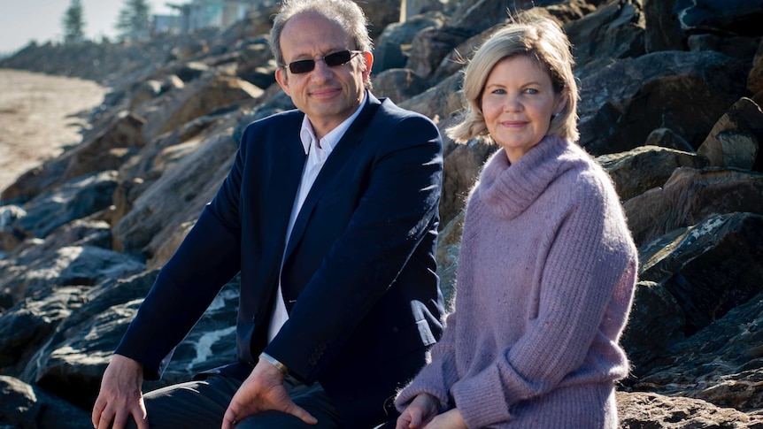 Sitting on Somerton Beach