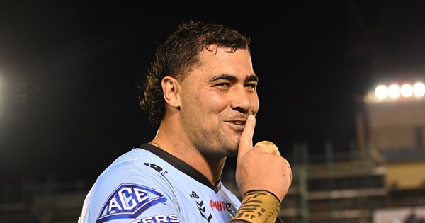 NRL 2022: Cronulla Sharks, Andrew Fifita, Nikkita Fifita, veteran prop dedicates try to wife