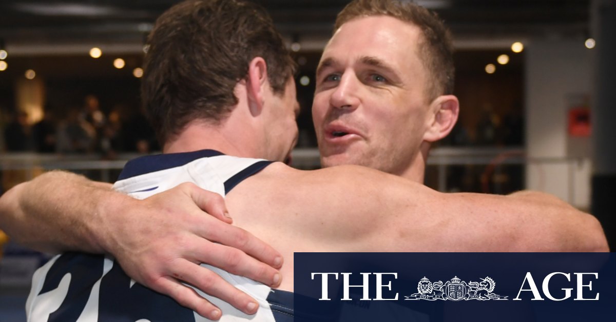 Third quarter blitz as Geelong Cats celebrate Joel Selwood milestone