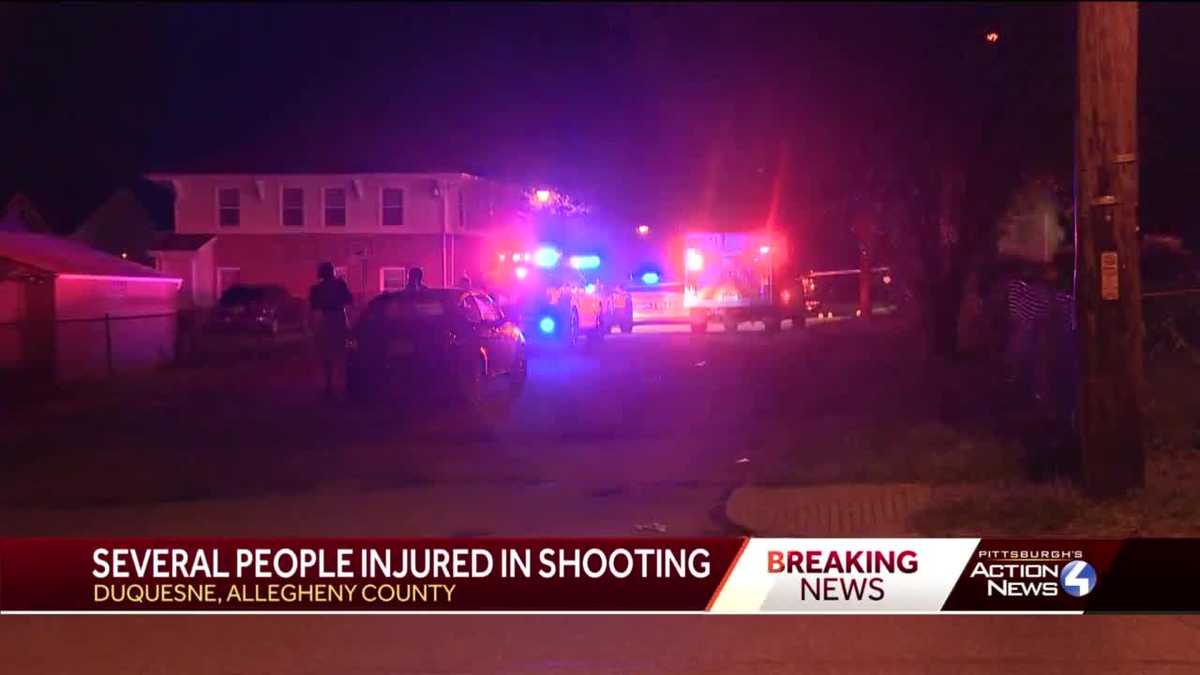4 teens shot in Duquesne