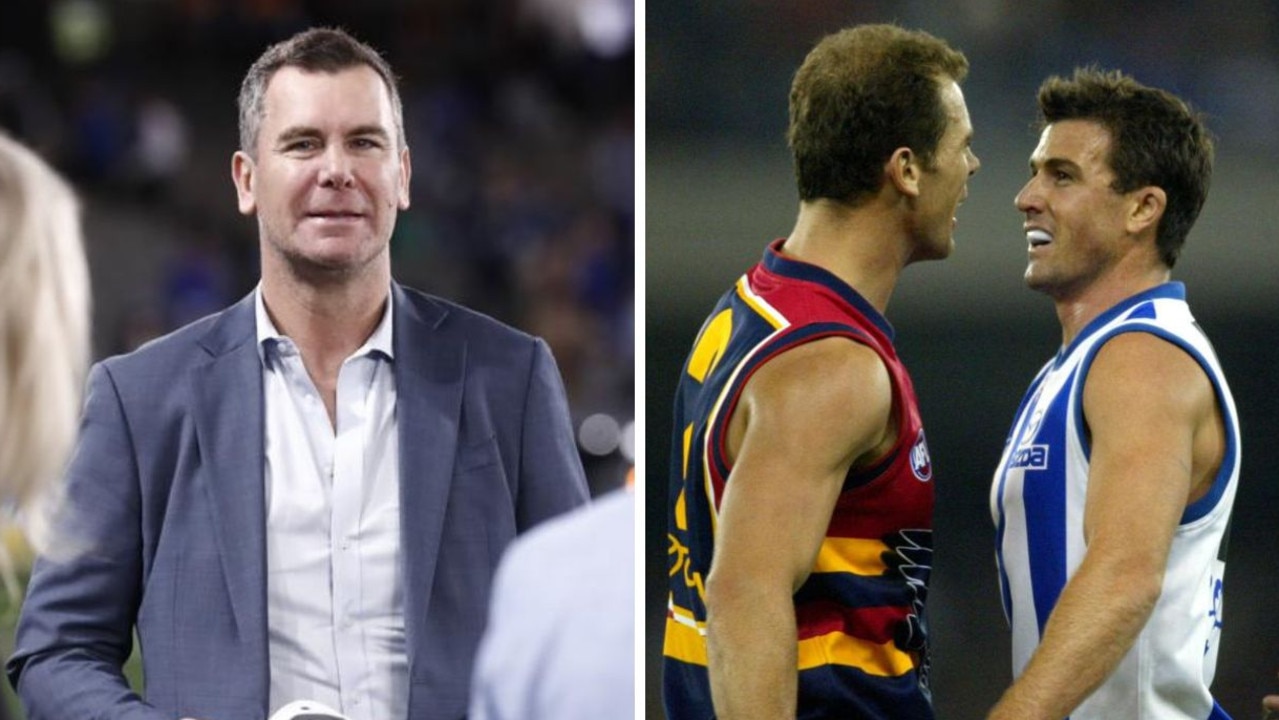 AFL 2022: Kangaroos legends Wayne Carey and Anthony Stevens 'separated' after verbal spat, cheating scandal, North Melbourne