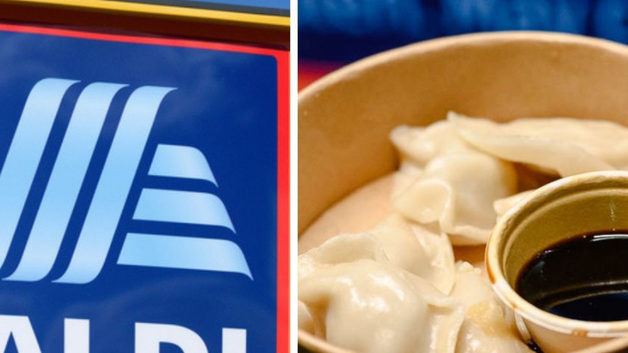 Aldi food truck serving bargain dumplings at Bankstown