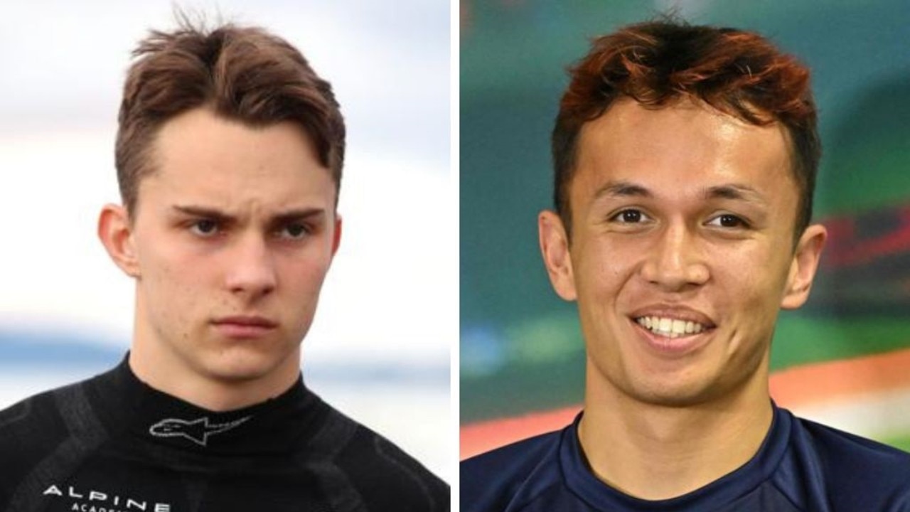 Oscar Piastri and Alex Albon.