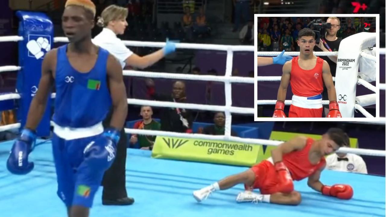 Aussie Alex Winwood robbed in Commonwealth Games quarterfinals boxing 'outrage' vs Patrick Chinyemba, Harry Garside