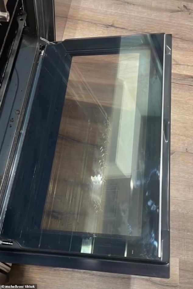 An Australian mum-to-be has shared a 'genius' hack online for cleaning her oven using a homemade mix of dishwashing liquid and bicarbonate of soda