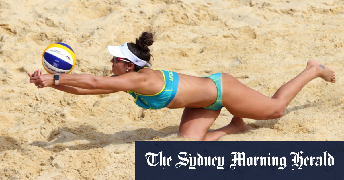 Australia's beach volleyballers blow up