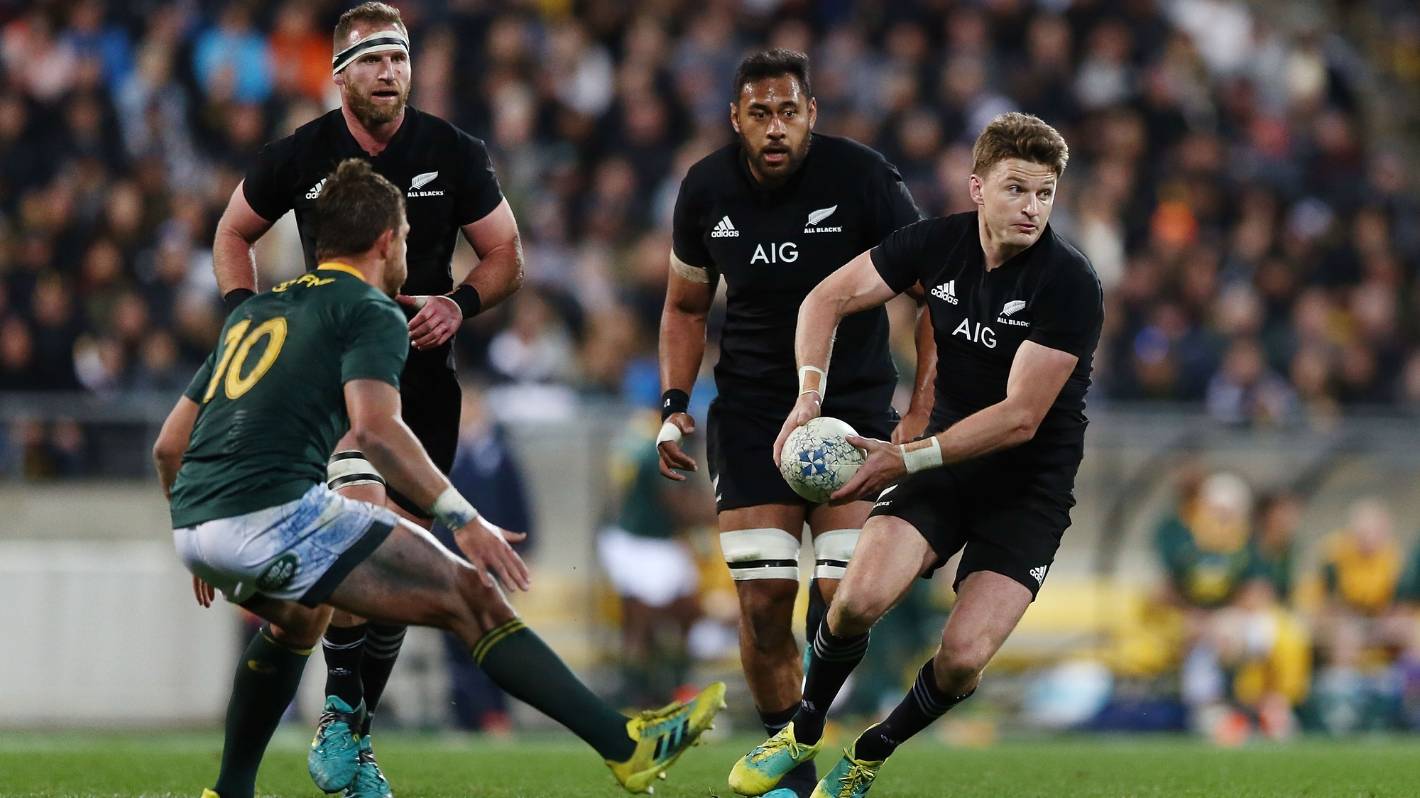 Beauden Barrett relishes All Blacks' South African test: 'I miss it a lot'