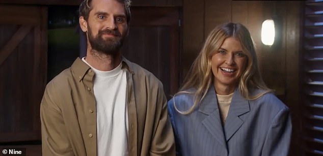 Fans of The Block have hit out at Bondi influencer Elle Ferguson after she decided to quit the long-running Channel Nine series two days into filming.  Pictured with Joel Patfull