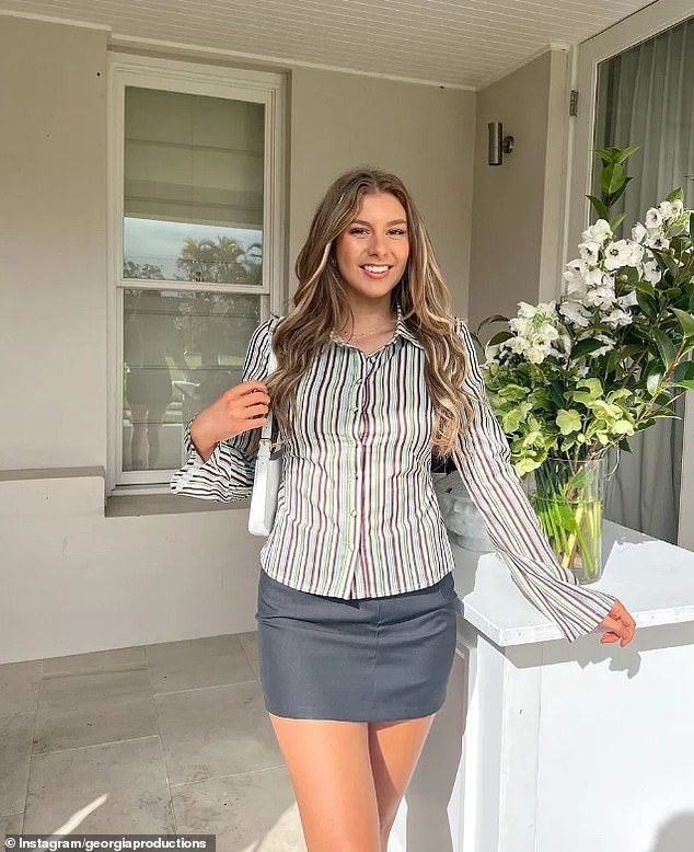 Comedian Georgia Jean McCudden, 22, jetted to Bath, the largest city in the county of Somerset, England, with her boyfriend Sam in tow to enjoy a relaxing European summer