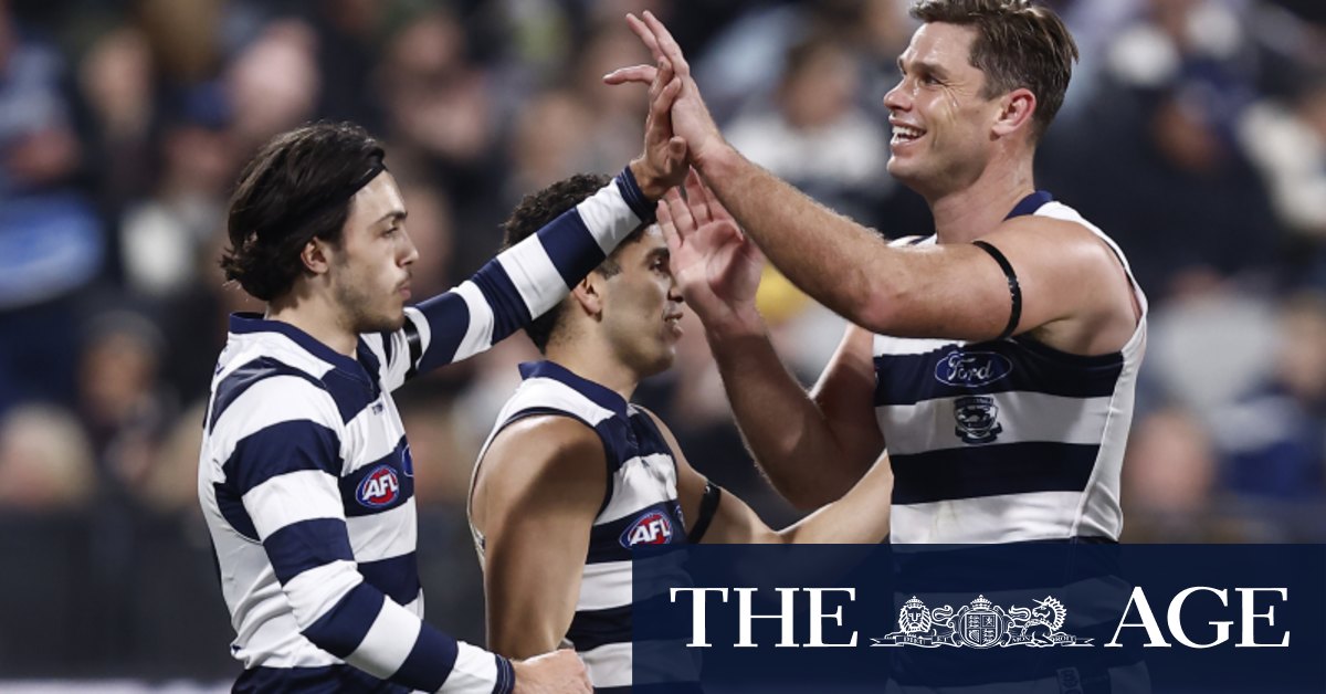 Calf twinge forces Patrick Dangerfield out but the Geelong Cats get cream against St Kilda