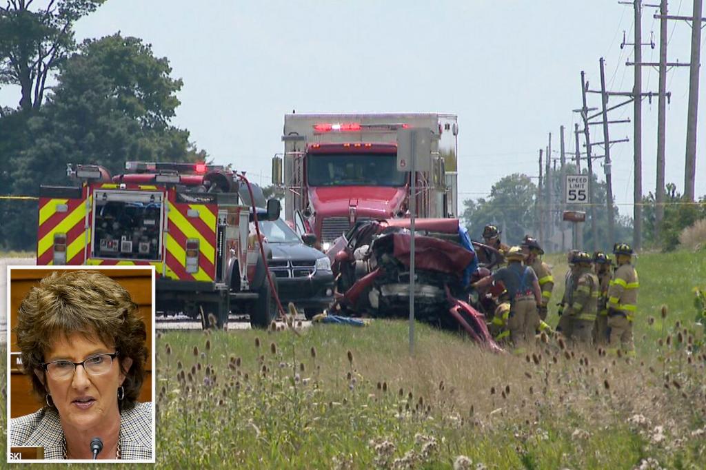 Car carrying Rep. Jackie Walorski caused Indiana crash: cops