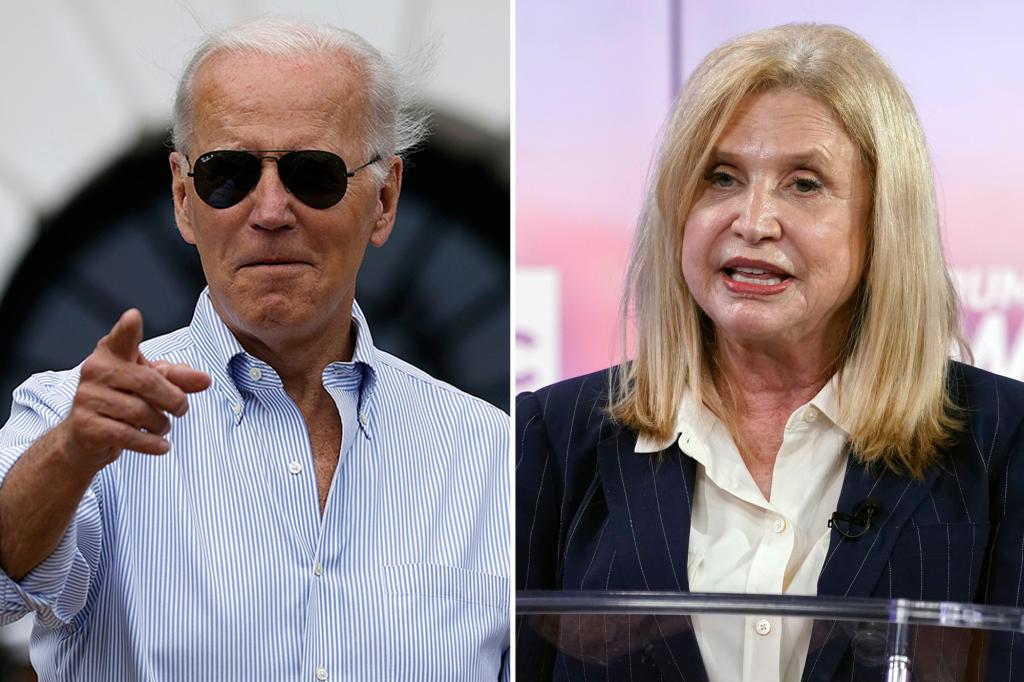 Carolyn Maloney stands by 'Biden won't run' in 2024 remark