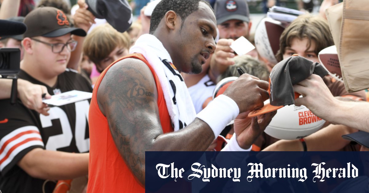 Cleveland Browns quarterback Deshaun Watson suspended six games after sexual misconduct allegations