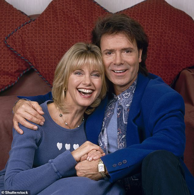 Tragedy: Cliff Richard has been left 'distraught' by the death of his 'soulmate' Olivia Newton-John, according to DJ Mike Read (pictured in 1995)