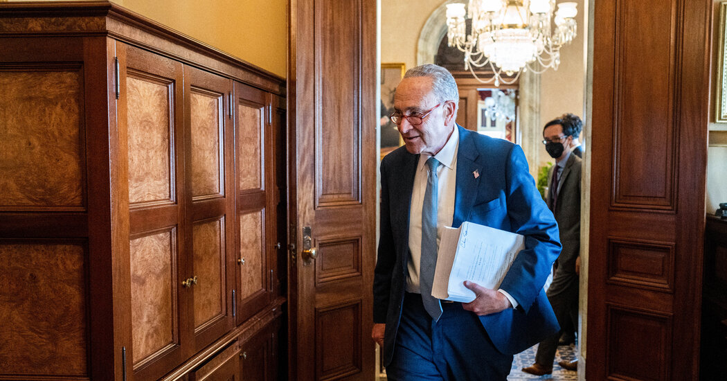 Climate and Tax Bill Clears Test Vote in Senate