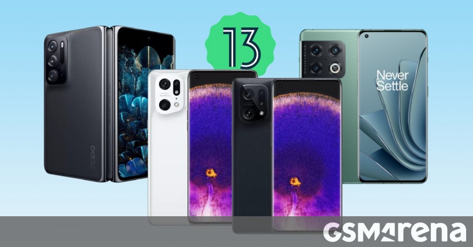 ColorOS 13 beta now available for public testing on Oppo Find N and Find X, OnePlus 10 Pro