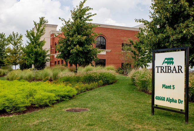 The Tribar Manufacturing facility in Wixom, on Aug. 8, 2022. A hexavalent chromium release from the facility contaminated the Huron River, the Michigan EGLE testing is being done from Kent Lake at Kensington Metropark back to Wixom.