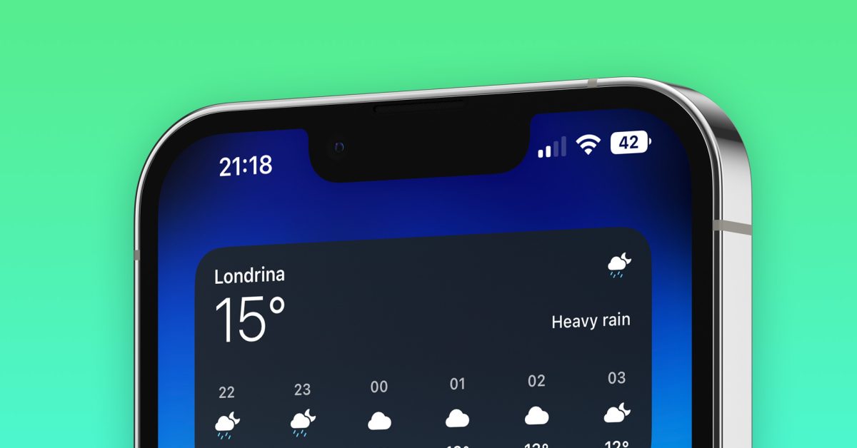 Did you like having the battery percentage back in iOS 16?