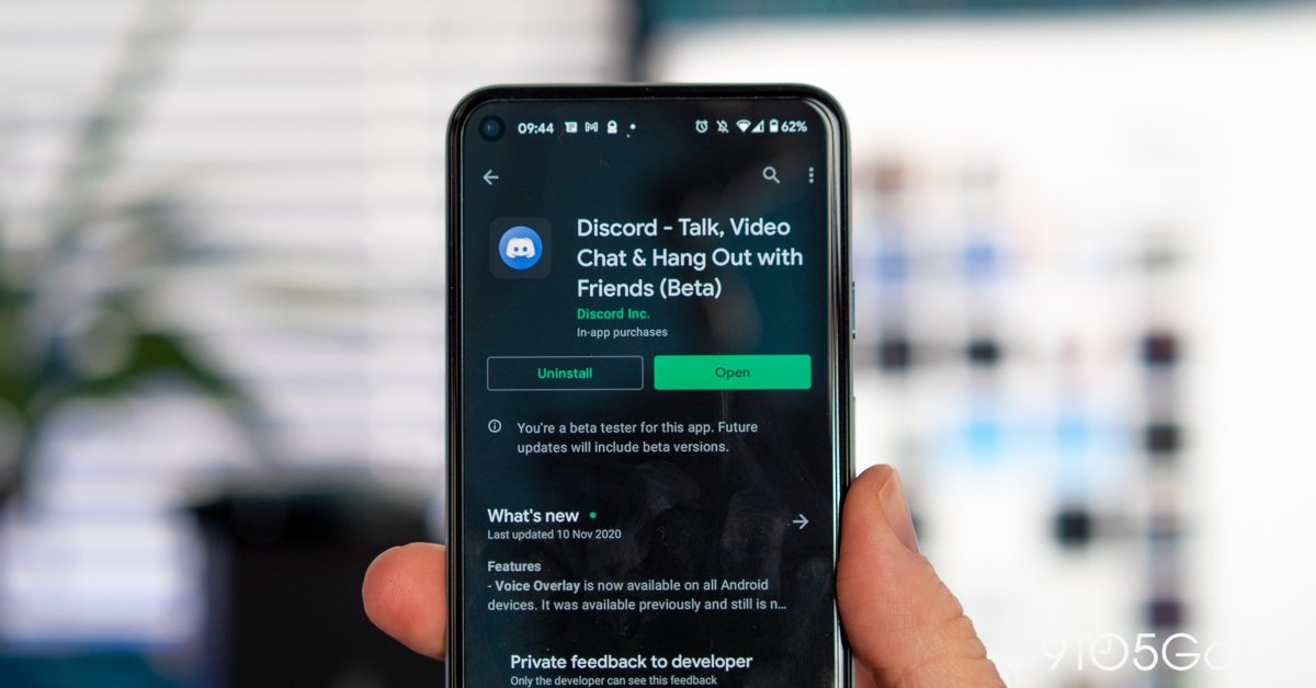 Discord users complain about new Android update