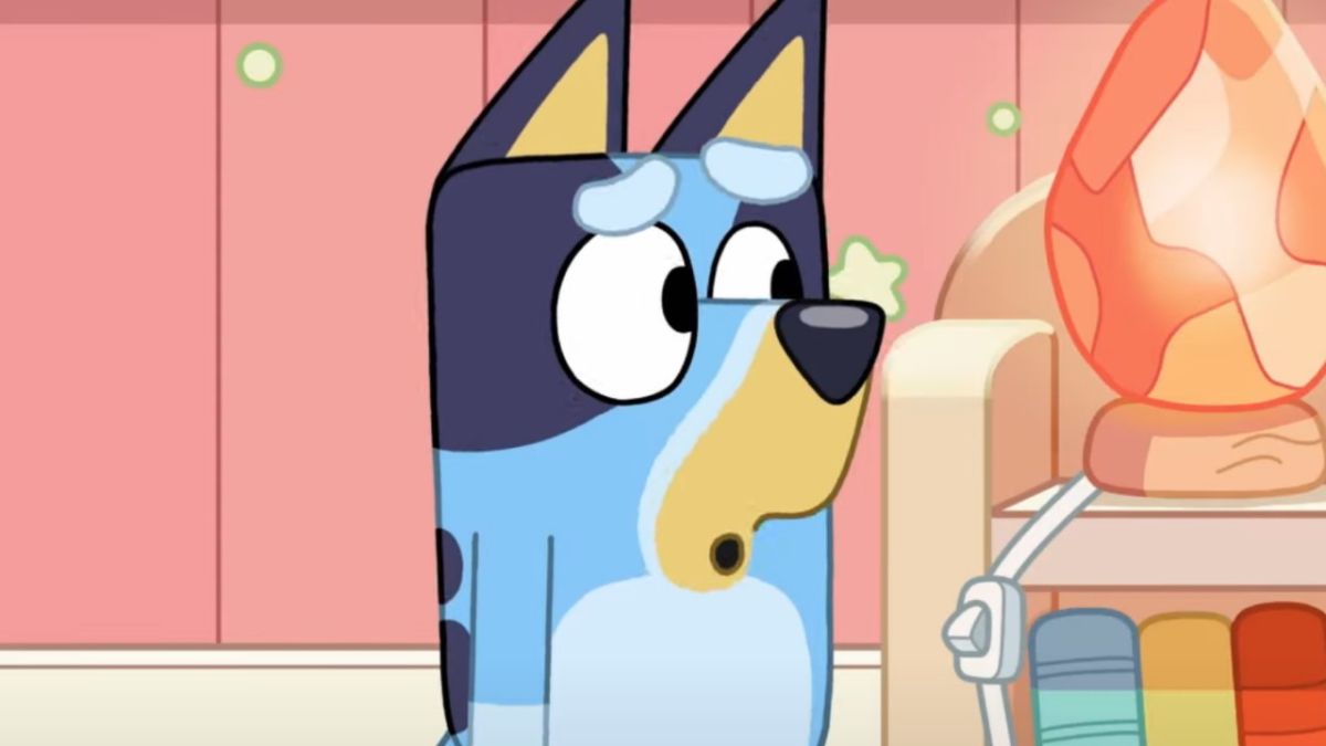 Bluey surprised reaction in Bluey Season 3