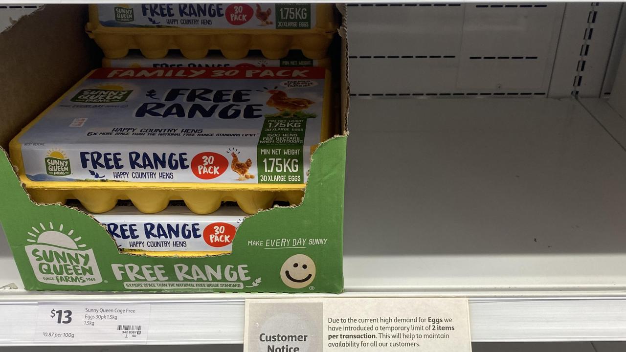 Egg shortage: Reason free-range cartons missing in Woolworths, Coles