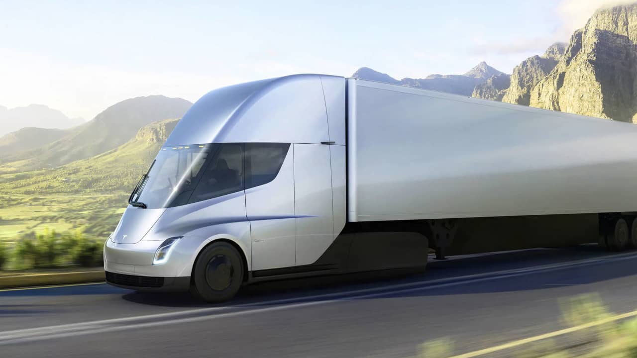Elon Musk says Tesla Semi electric truck deliveries will begin this year
