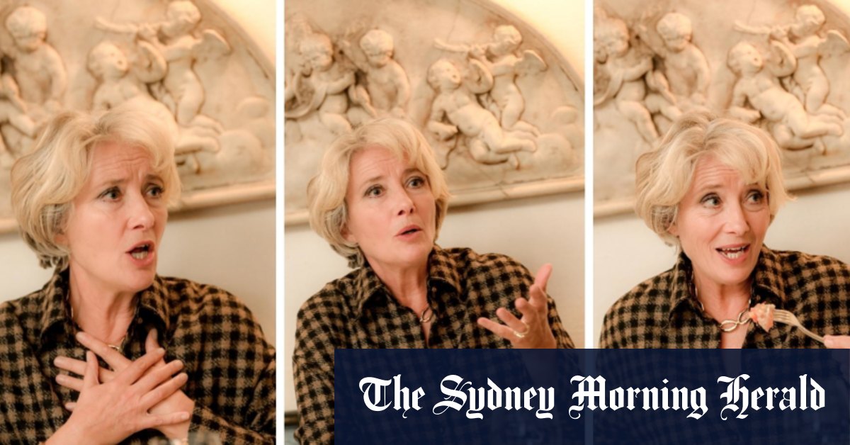Emma Thompson talks sex and more over lunch