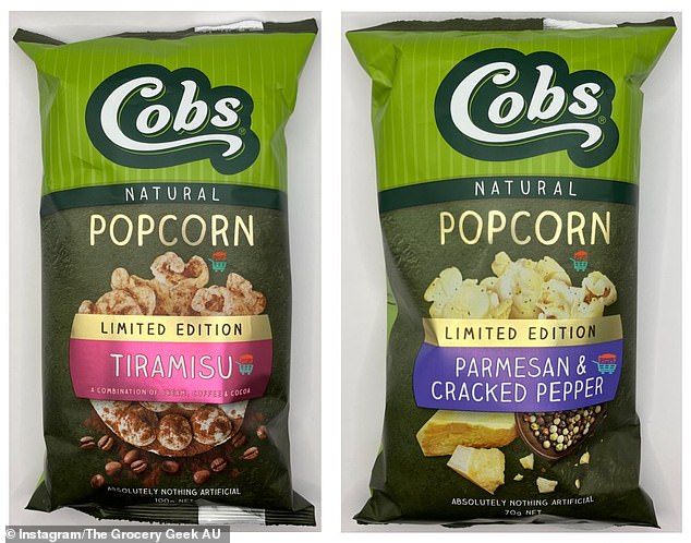 Cobs Natural Popcorn has just introduced 'Tiramisu' and 'Parmesan & Cracked Pepper' to their wide range of unique flavors