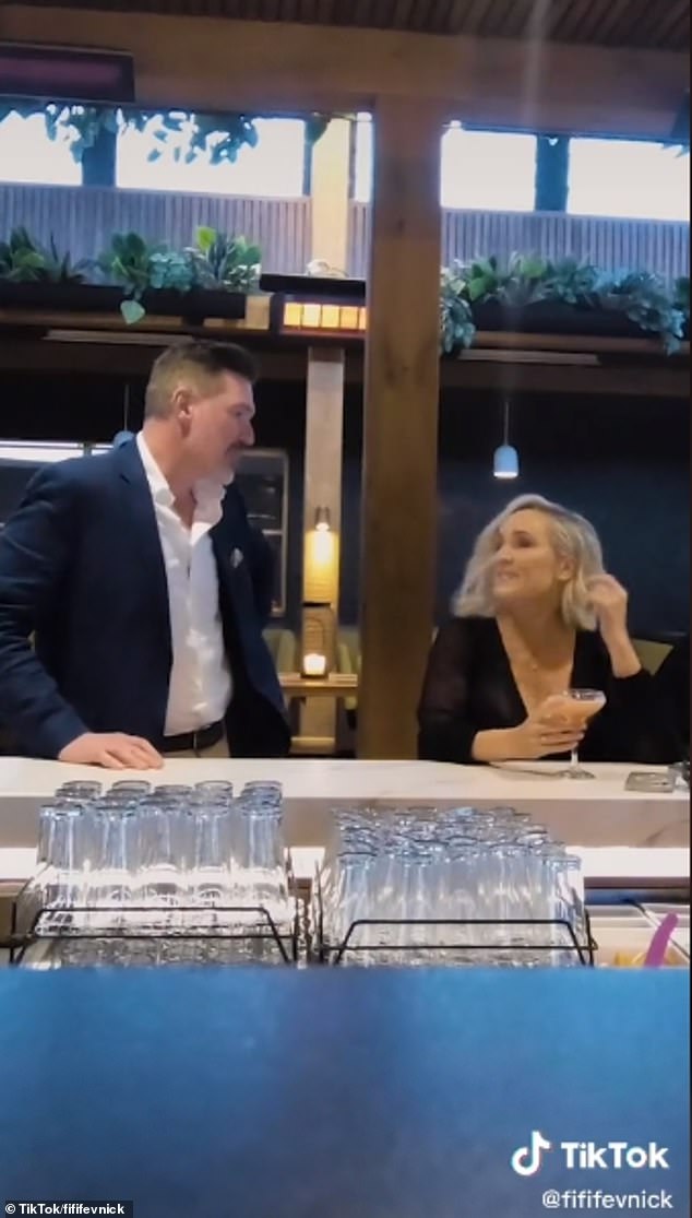 Radio star Fifi Box became the victim of an awkward 'First Dates' style prank by her co-stars at a local bar in Melbourne on Friday night