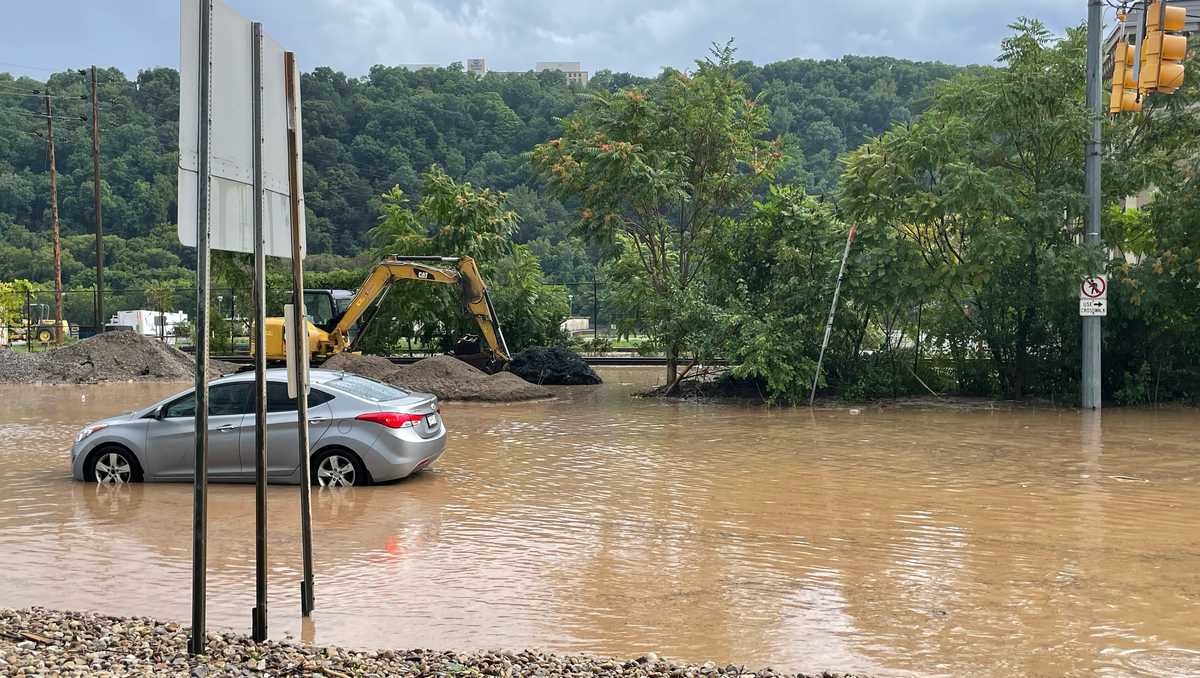 Flash flooding in western Pennsylvania