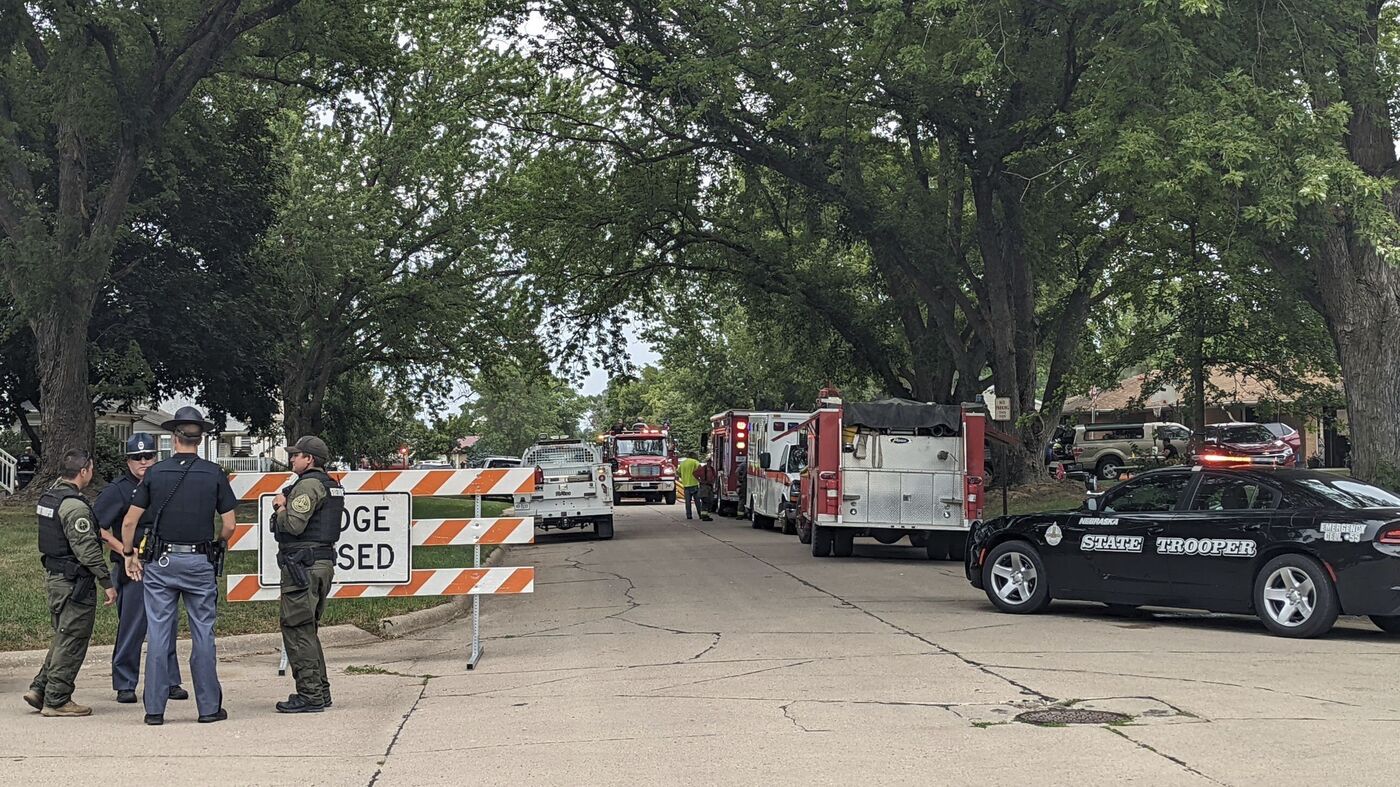 Four people are found dead in two burning homes in Nebraska : NPR