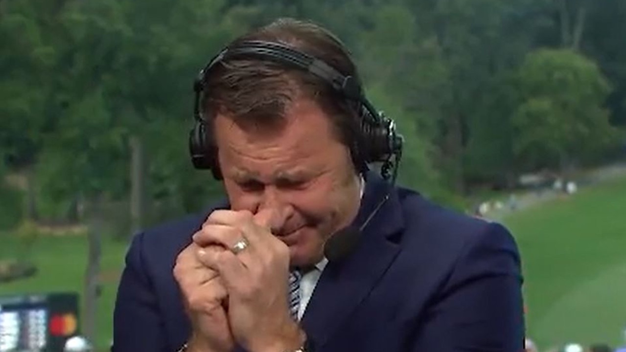Golf 2022: Nick Faldo breaks down in live TV commentary farewell, CBS, PGA Tour Wyndham Championship scores, result
