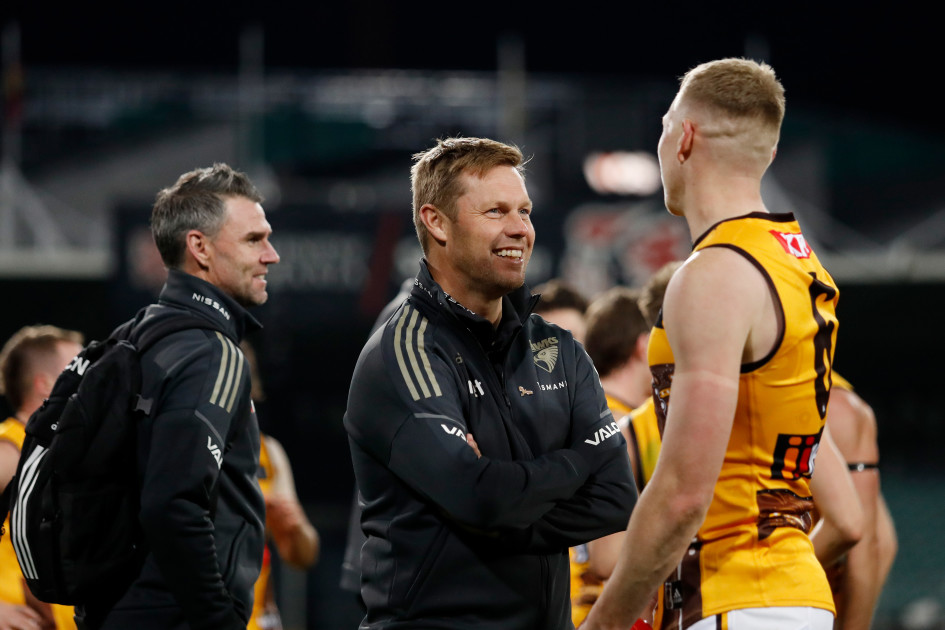 Hawthorn coach Sam Mitchell names his top contenders for this year's premiership