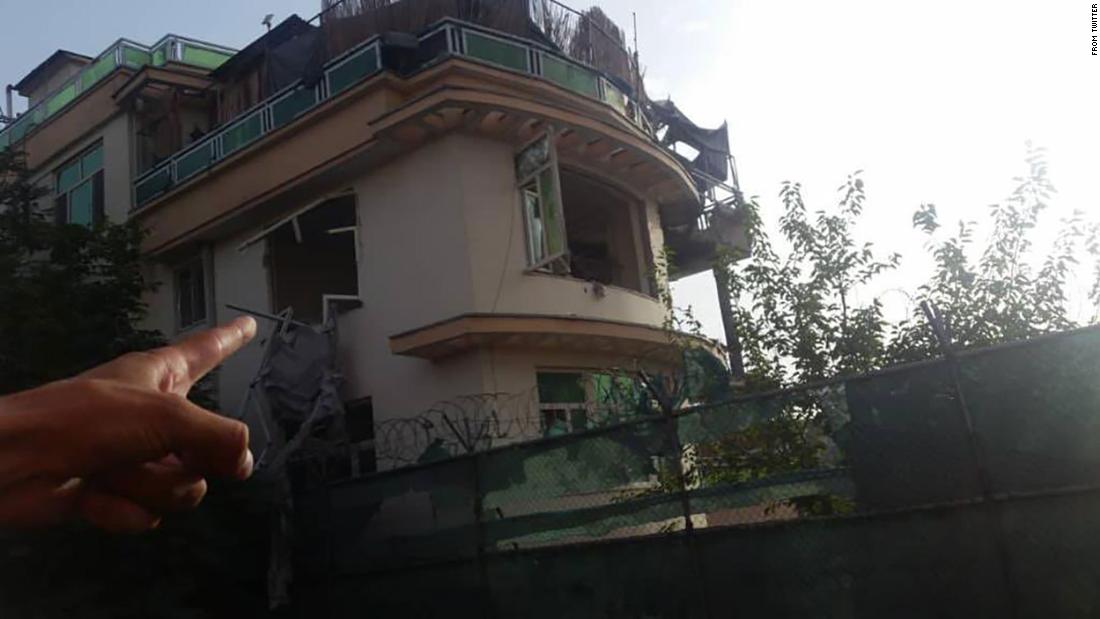 Images show Kabul house where al Qaeda chief is believed to have been killed by US strike