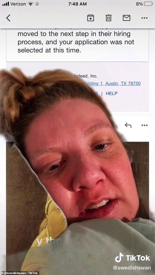 TikTok user @swedishswan revealed in a now viral-video that she ended up scoring a job interview after replying to a rejection letter with a meme