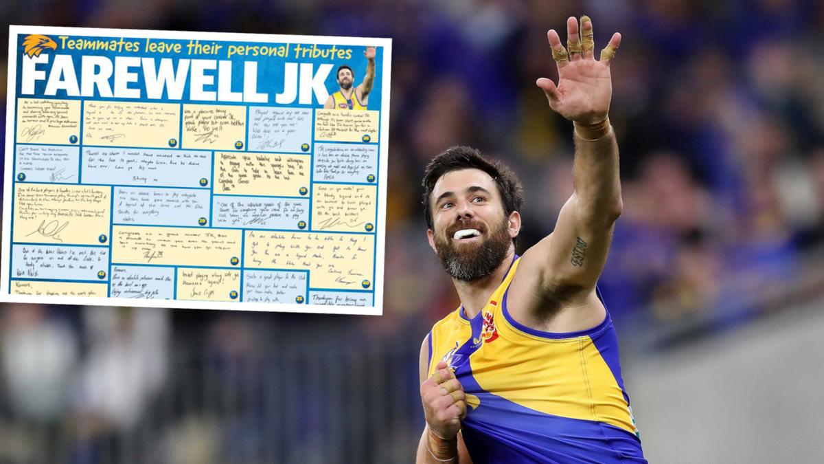Josh Kennedy retirement: Every West Coast Eagles teammate's tribute to exiting star