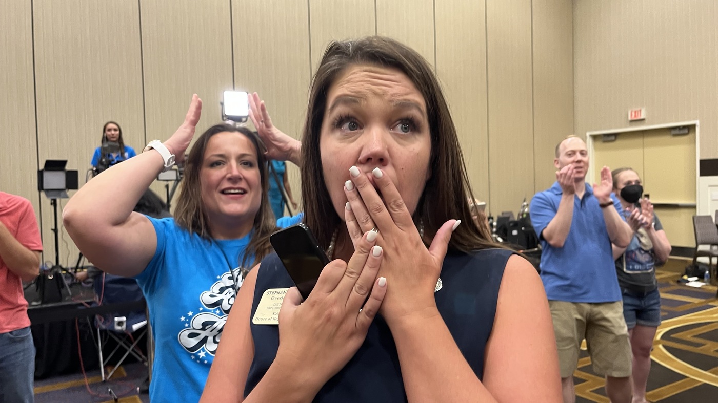 Kansas voters decide 'no' on the abortion amendment : Live Coverage: 2022 Primaries : NPR