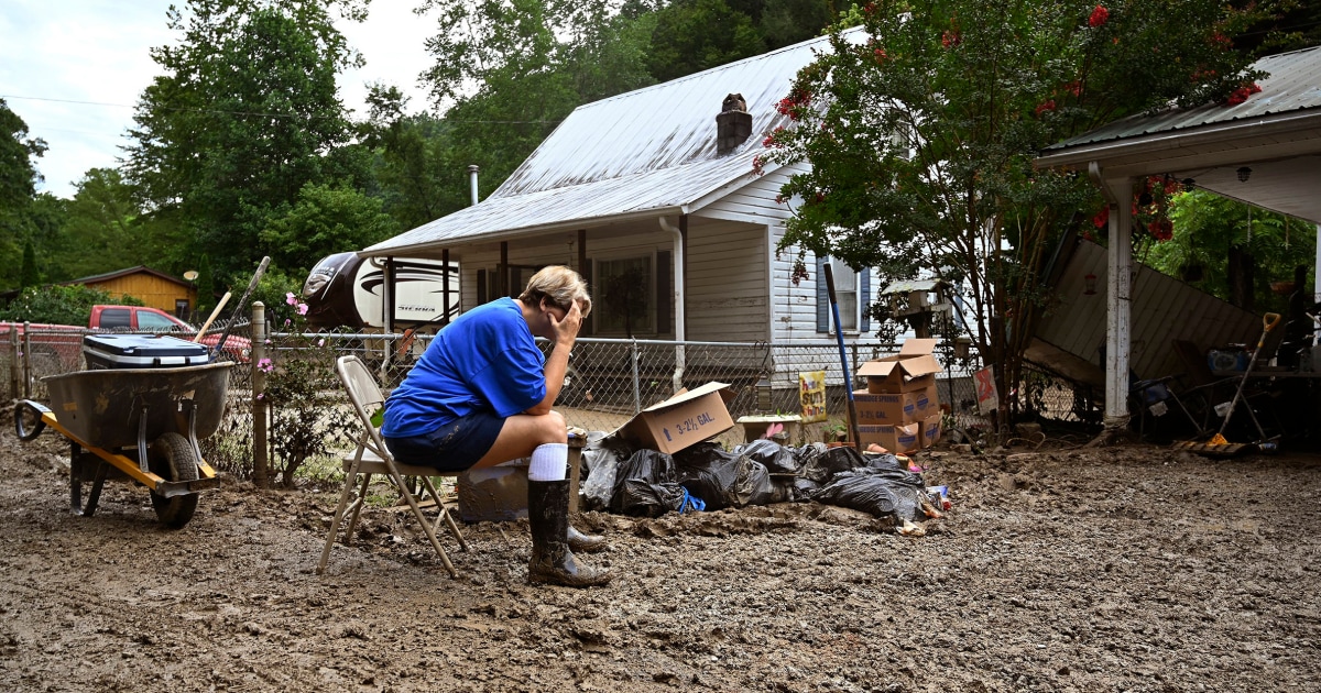 Kentucky flood survivors say there was no time to escape the deluge