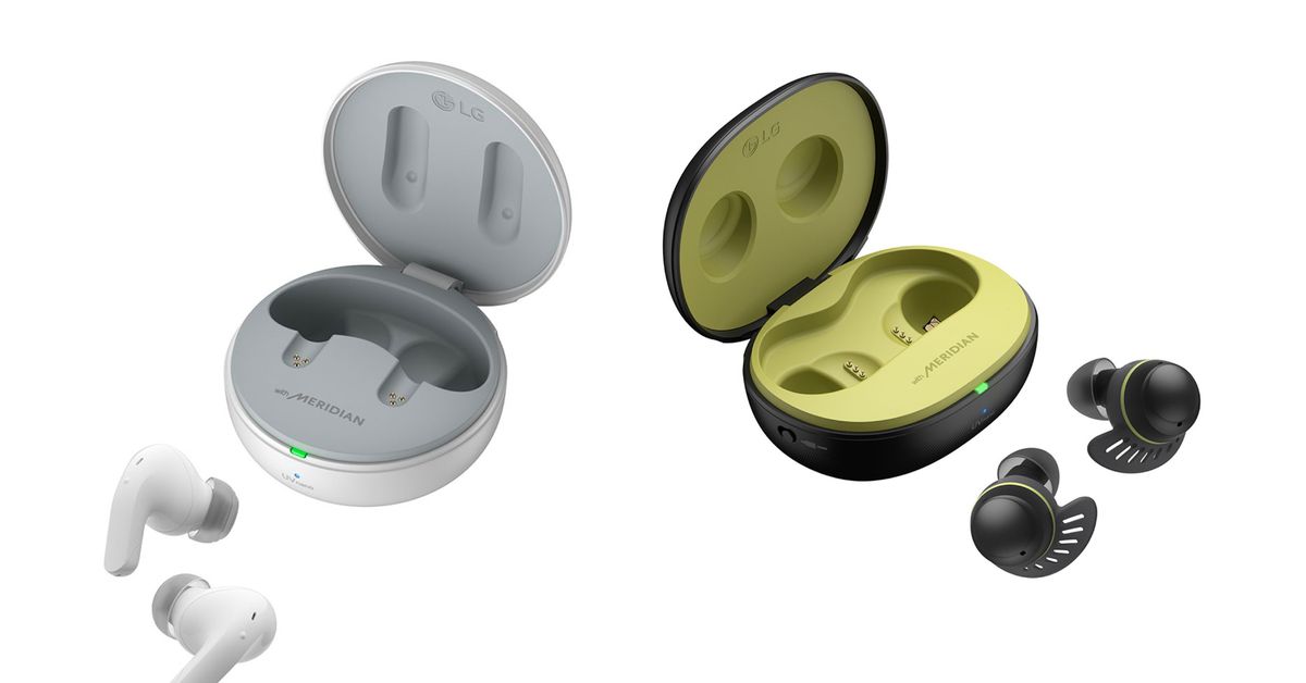 LG's latest earbuds include head-tracking spatial audio