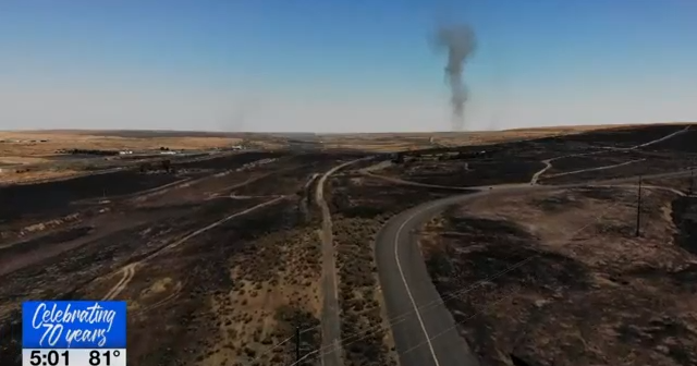 Lind Fire fully contained after destroying several homes, seriously injured firefighter recovering |  News