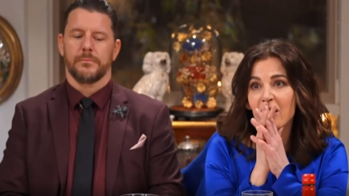 MKR 2022: Nigella Lawson, Manu Feildel 'heartbroken' as Alice and Peter serve up 'inedible' dessert
