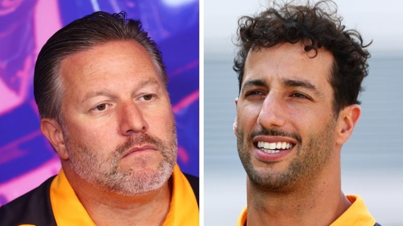 Zak Brown and Daniel Ricciardo.
