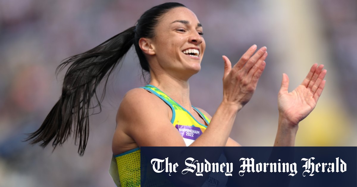 Michelle Jenneke smiling, bouncing and running faster than ever to make final
