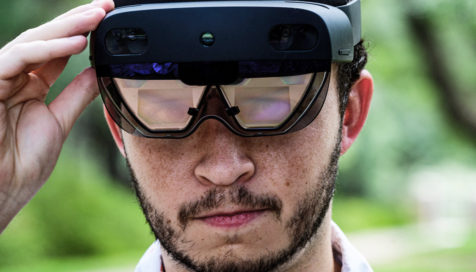 Mixed reality headset helps measure forests