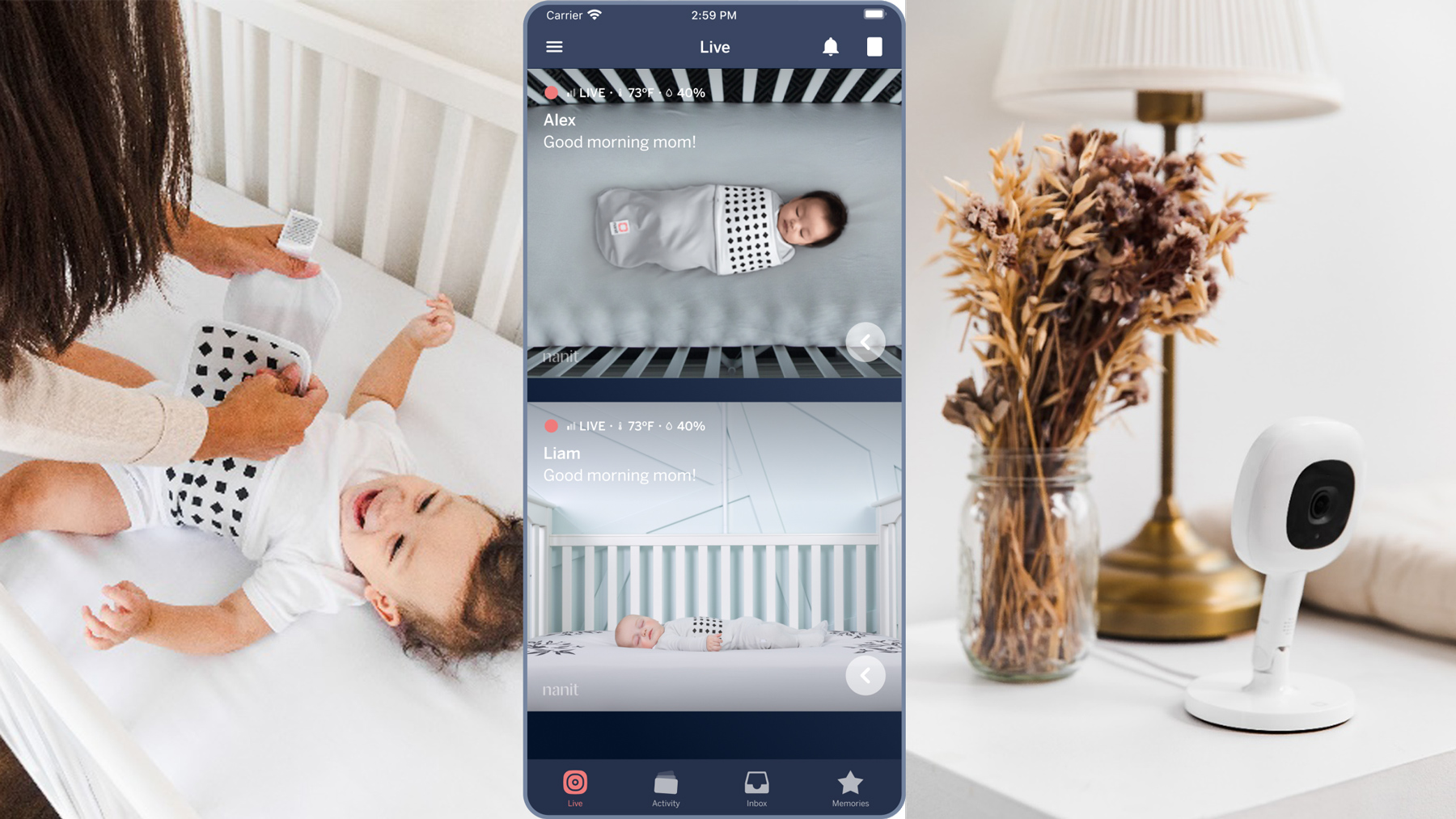 NANIT adds Split Screen function to its baby monitor