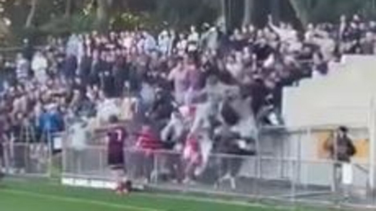 NRL 2022: Leichhardt Oval grandstand collapsing video, NSW stadium funding standoff